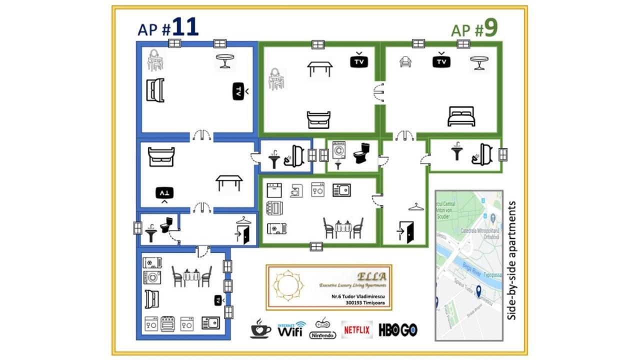 Ella Apartment Timisoara No11 Eksteriør bilde